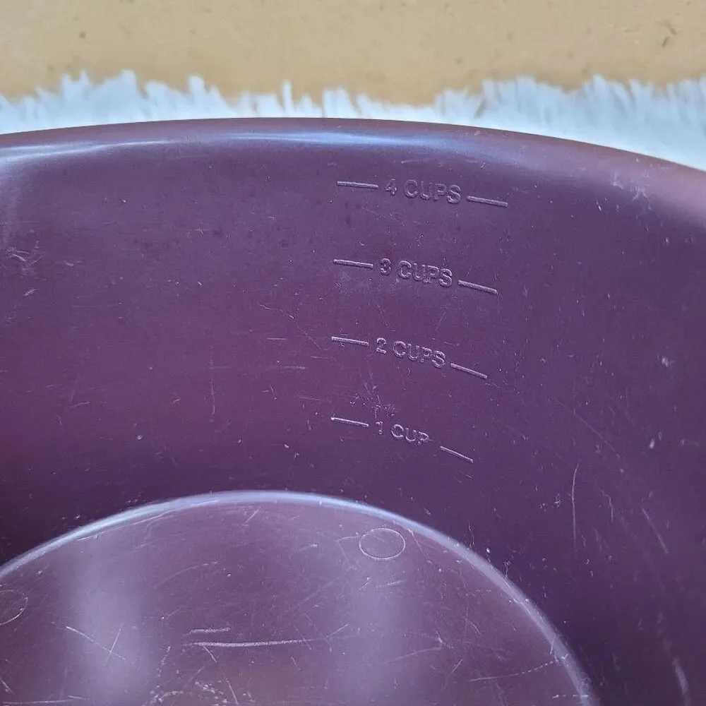 Pampered Chef Purple Microwave Steamer Rice Cooker 4 Cup 1 Qt w/ Locking…